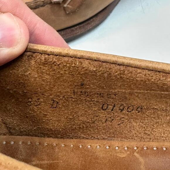 VGUC Rancourt & Co. x Cole Haan Tassel Loafer Kiltie Made in Maine USA 10 D main image 4